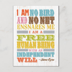 Postal Arte inspirador - Jane Eyre