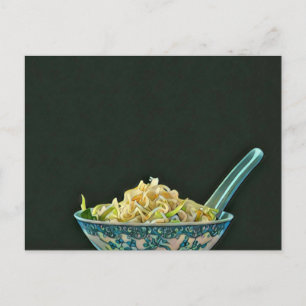 Postal Arte Japonés Para Amantes De La Comida
