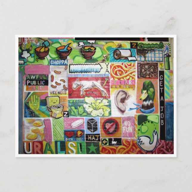 Postal arte laboral (Anverso)