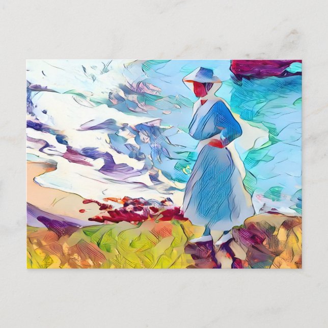 Postal Arte marino (Anverso)