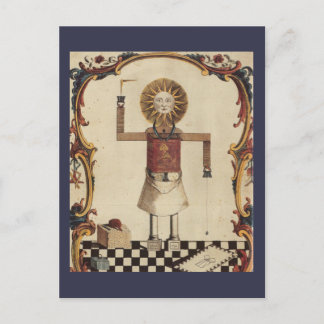 Postal Arte masónico