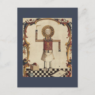 Postal Arte masónico