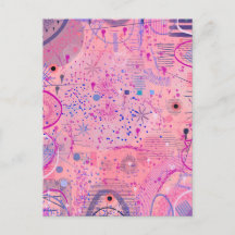Arte maximalista de la fiesta rosa