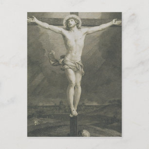 Postal Arte Minimalista Crucifixión Monomática