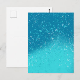Postal Arte minimalista: Hielo fracturado
