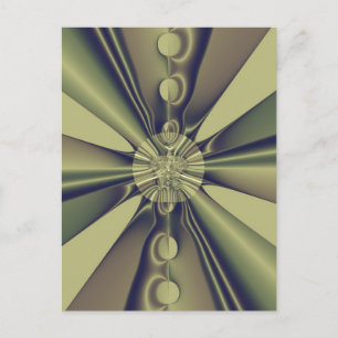 Postal Arte moderno abstracto geométrico terrenal