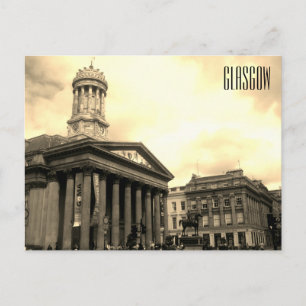 Postal arte moderno de galería glasgow