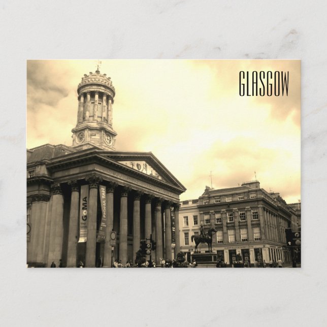 Postal arte moderno de galería glasgow (Anverso)