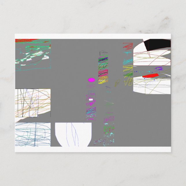 Postal Arte moderno por Roy Postcard (Anverso)