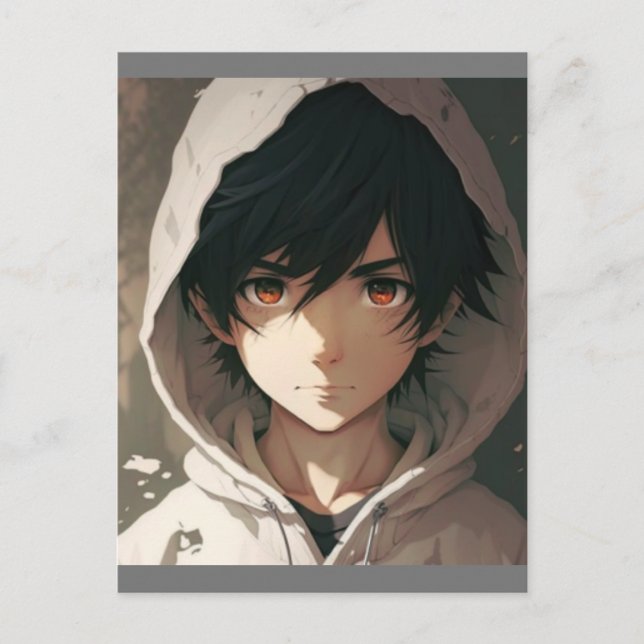 Postal arte mural Anime Boy Posters (Anverso)