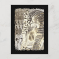 Arte mural del faraón egipcio Rey Tut Tutankamón