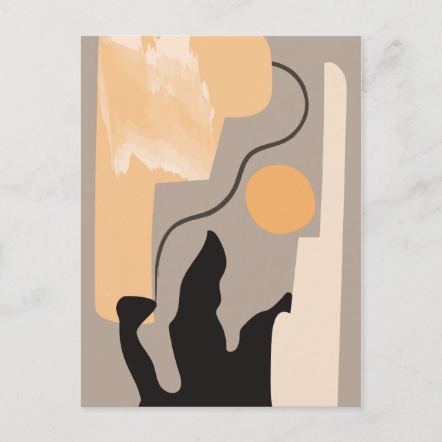 Postal arte mural minimalista (Anverso)