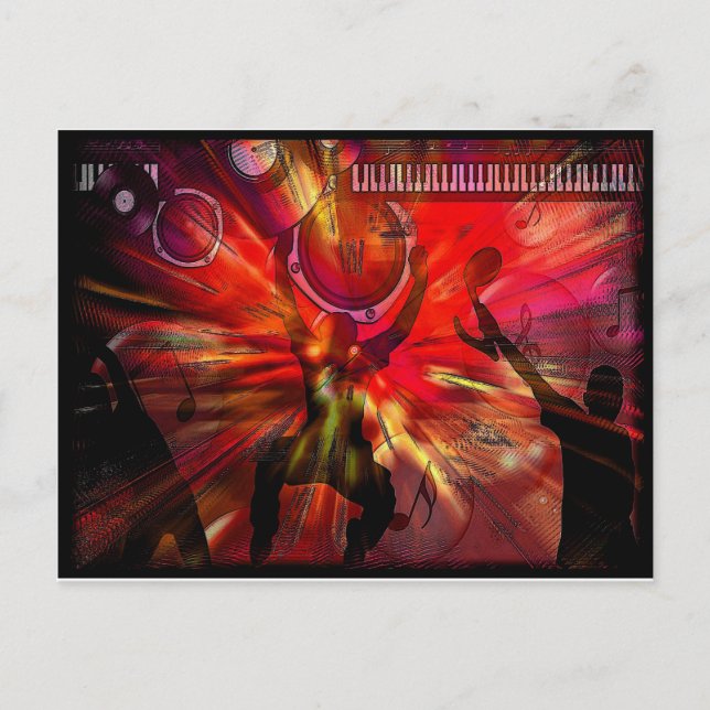 Postal Arte musical (Anverso)