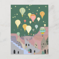 Arte nocturno de Cappadocia | Balón de aire calien