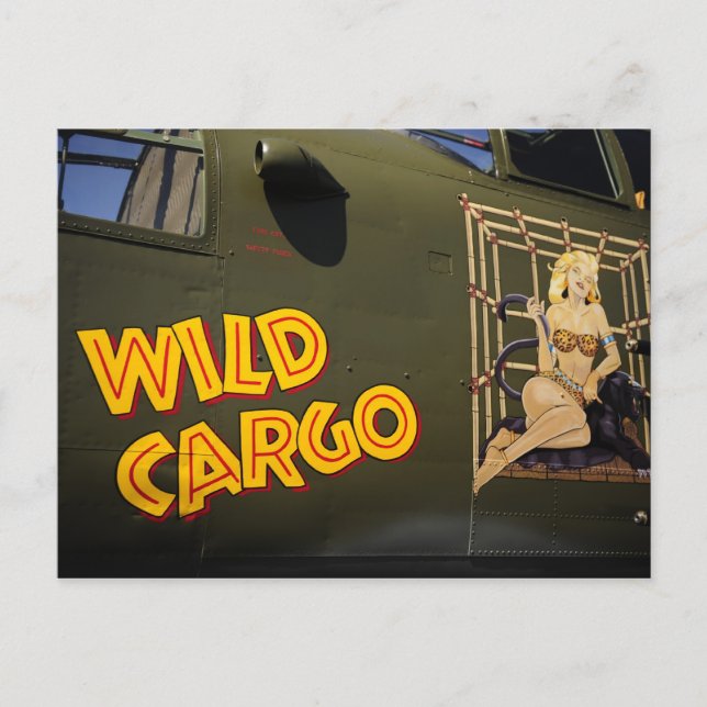 Postal Arte Nose de la Segunda Guerra Mundial (Anverso)