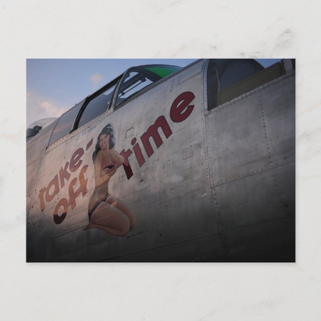 Postal Arte Nose de la Segunda Guerra Mundial (Anverso)