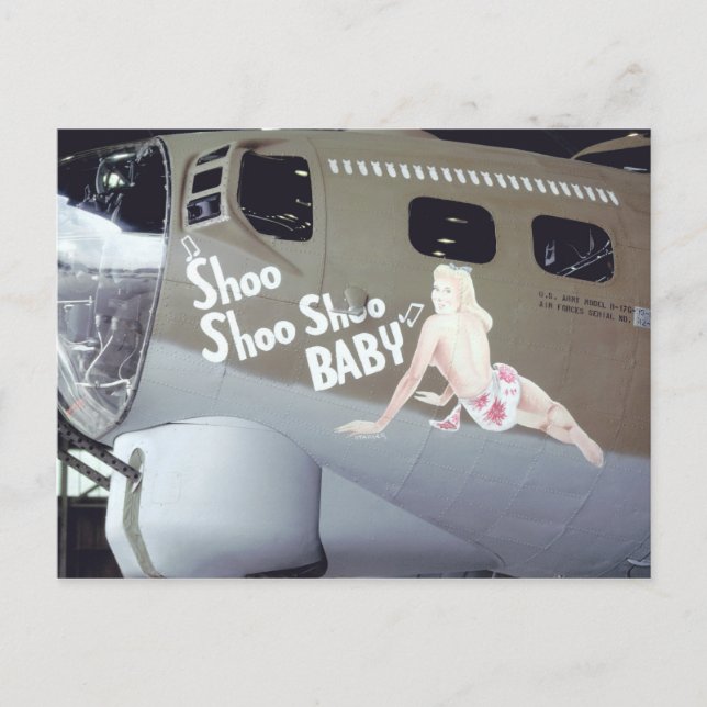 Postal Arte Nose de la Segunda Guerra Mundial (Anverso)