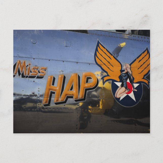 Postal Arte Nose de la Segunda Guerra Mundial (Anverso)