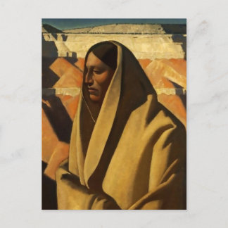 Postal Arte occidental “Conocedor de la Tierra” de Maynar