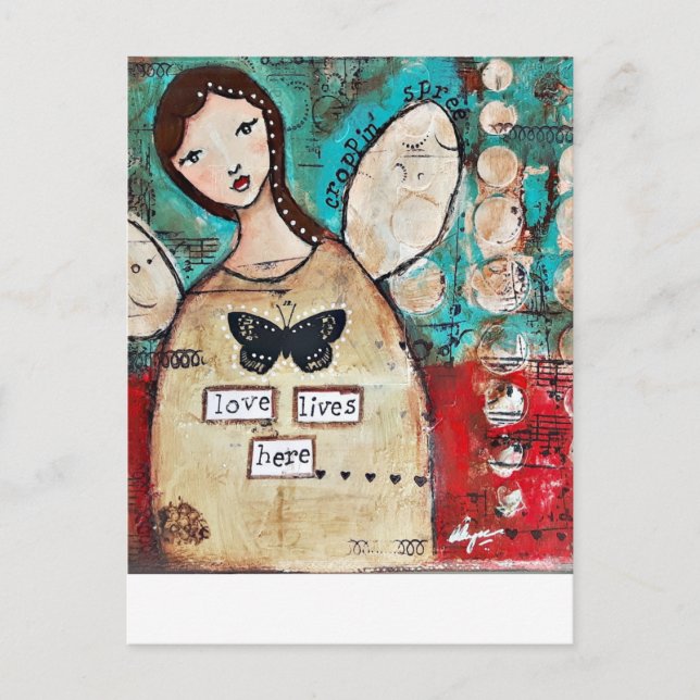 Postal Arte original de Croppin' Spree (Anverso)