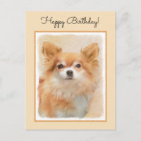 Arte original de la pintura de perro de Chihuahua,