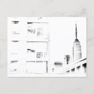 Postal arte original markyart El fantasma del imperio