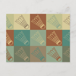 Postal Arte pop de Badminton