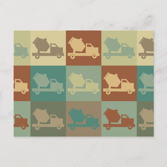 Postal Arte pop de concreto (Anverso)