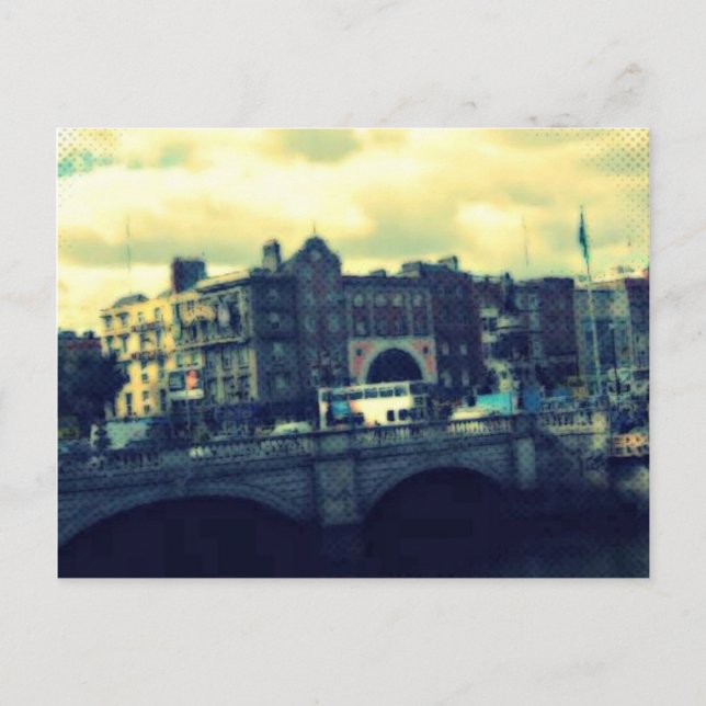 Postal Arte pop de Dublín (Anverso)