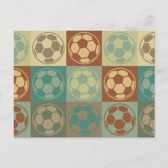 Postal Arte pop de fútbol (Anverso)