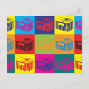 Postal Arte pop de HVAC