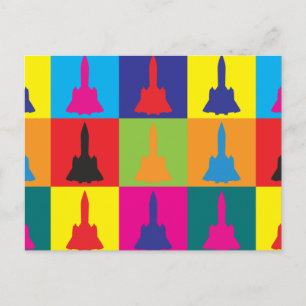 Postal Arte pop de ingeniería aeroespacial