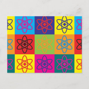 Postal Arte pop de medicina nuclear