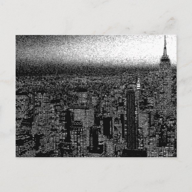 Postal Arte pop de Nueva York (Anverso)