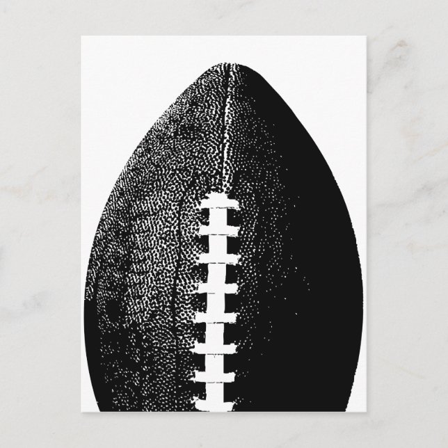 Postal Arte pop del fútbol - Deportes mínimos modernos y  (Anverso)