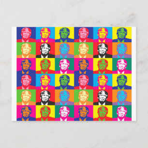 Postal arte pop donald trump