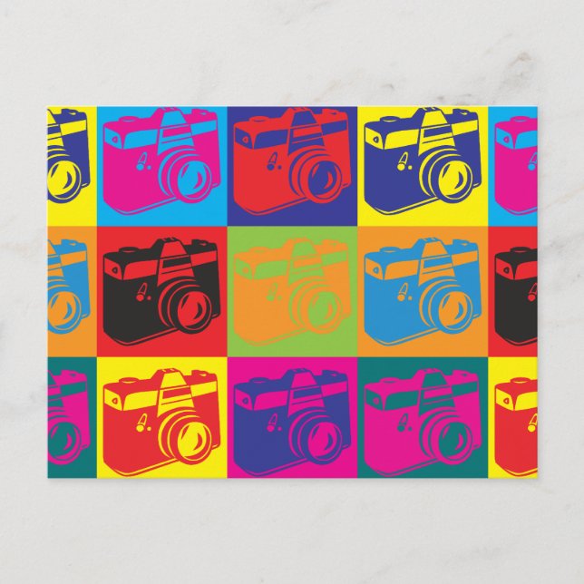 Postal Arte pop fotográfico (Anverso)
