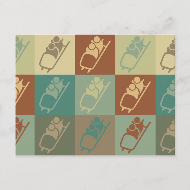 Postal Arte pop recortado (Anverso)