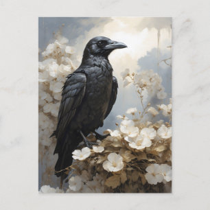Postal arte raven