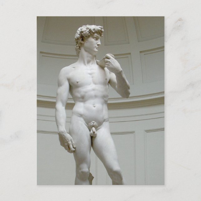 Postal Arte renacentista de Michelangelo (Anverso)