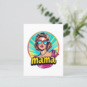 Postal Arte Retro Mama Pop Personalizado (3)
