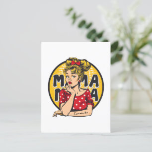 Postal Arte Retro Mama Pop Personalizado (4)