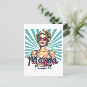 Postal Arte Retro Mama Pop Personalizado (7)