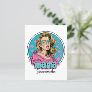 Postal Arte Retro Mama Pop Personalizado (8)