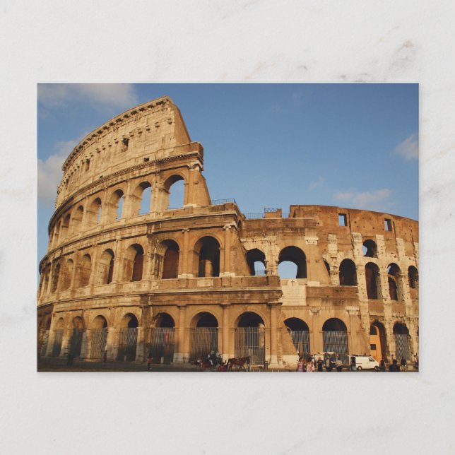 Postal Arte Romano. El Coliseo o Flavio 4 (Anverso)