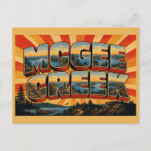 Arte rupestre del lago McGee Creek Oklahoma Bosque