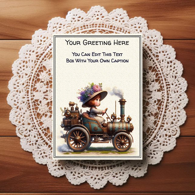 Postal Arte steampunk de sentimiento cotidiano caprichoso (Subido por el creador)
