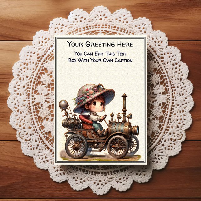 Postal Arte steampunk de sentimiento cotidiano caprichoso (Subido por el creador)