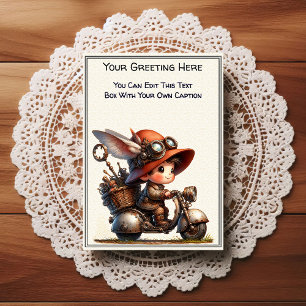 Postal Arte steampunk de sentimiento cotidiano caprichoso