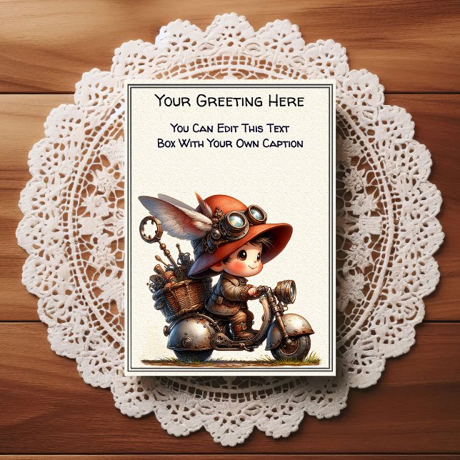 Postal Arte steampunk de sentimiento cotidiano caprichoso (Subido por el creador)